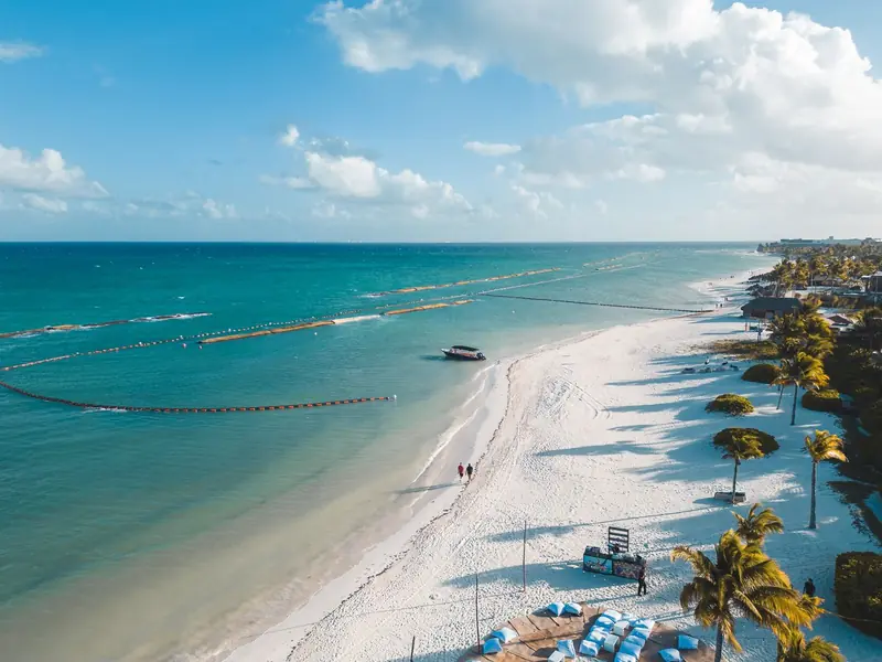 Representative view of Playa del Carmen