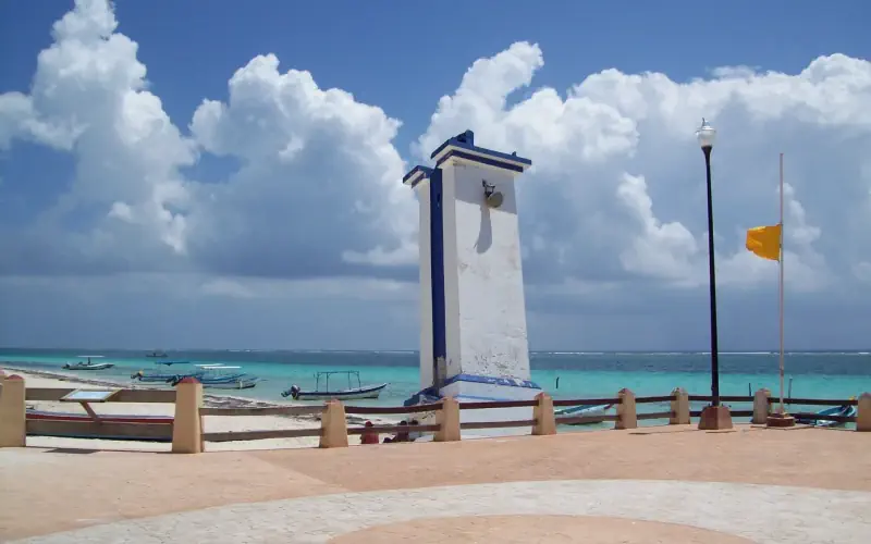 Representative view of Puerto Morelos